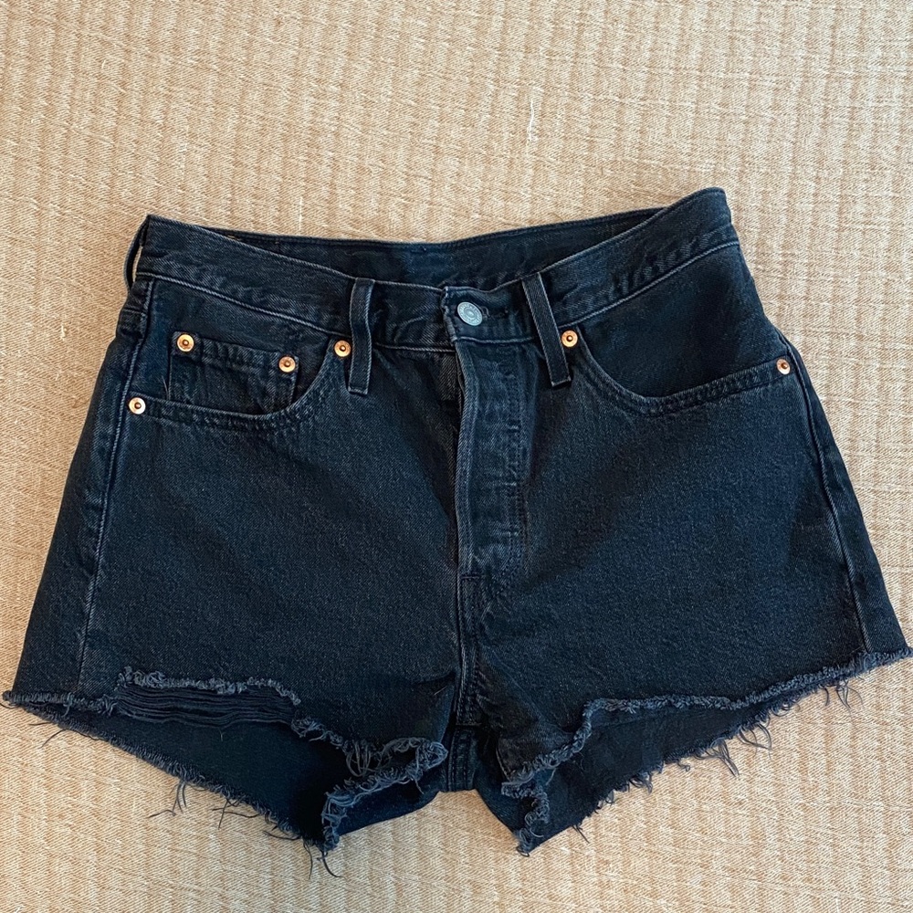 Levi's Dark Denim Jean Shorts